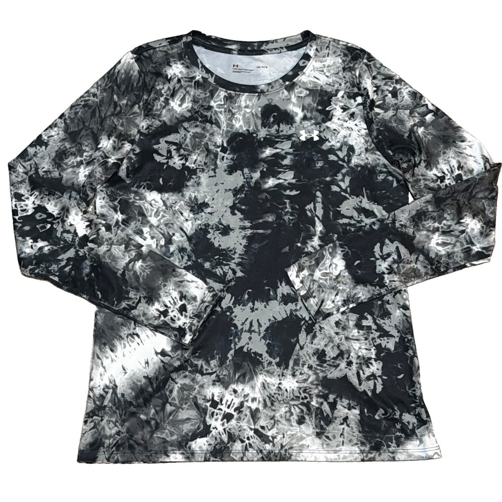 Under Armour Women's Long Sleeve Loose Fit Camo Performance Shirt Large